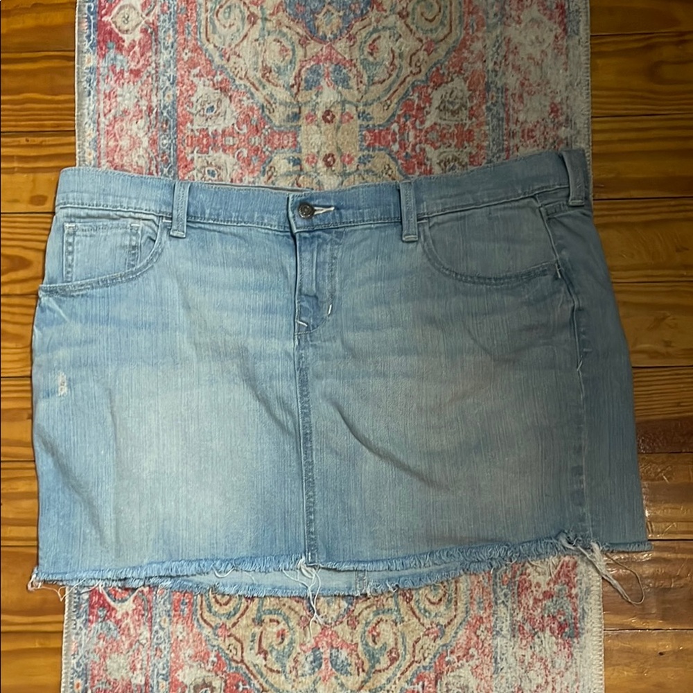 Denim Mini Skirt